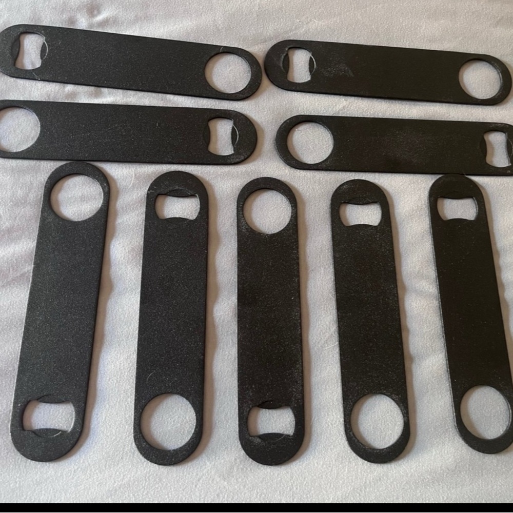 Black Bottle Openers. Bar Key